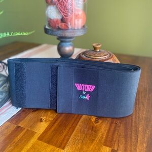 EUC Snatched by Selfish Black Waist Trainer Belt